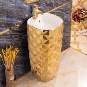 Golden Coloured Washbasin